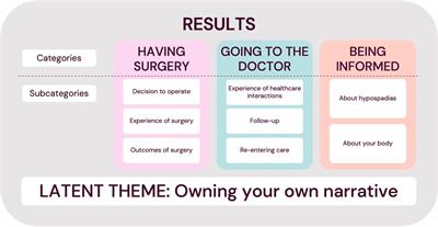 A qualitative content analysis of the experience of hypospadias care: The importance of owning your own narrative
